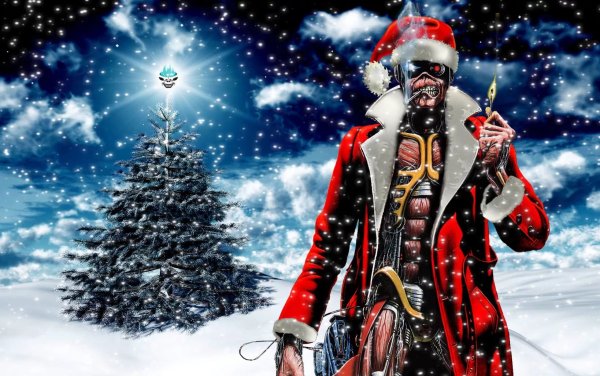 Санта Клаус Айрон мейден.
