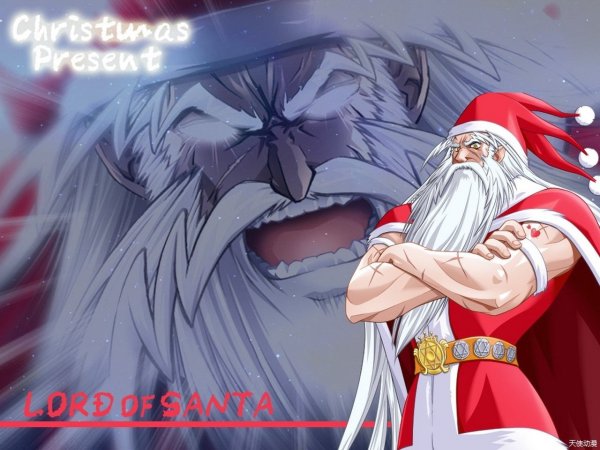 Дед Мороз в стиле аниме