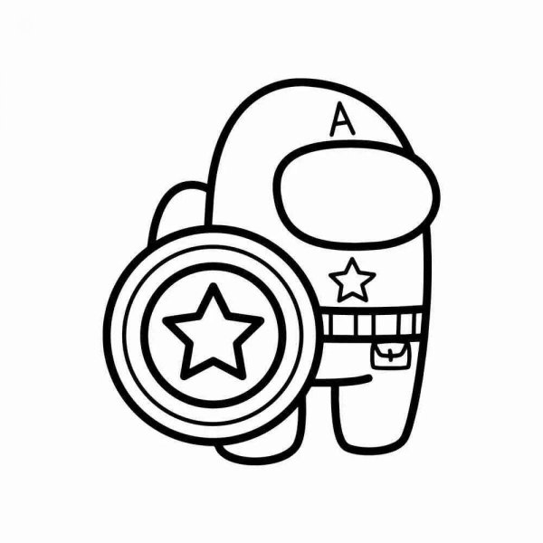 Капитан Америка АМОНГАС