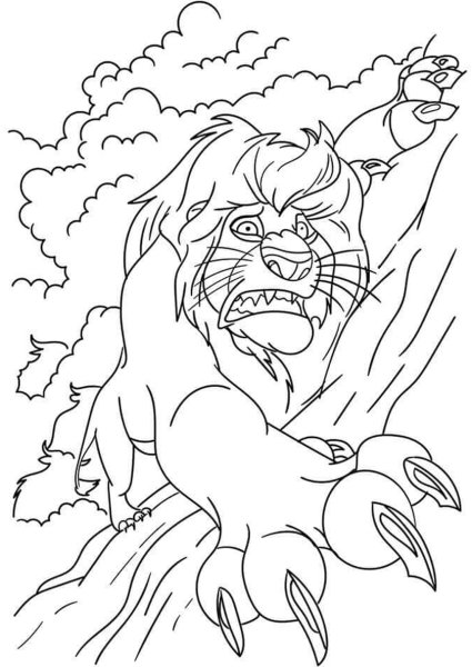 Раскраски муфаса из короля льва (40 фото)