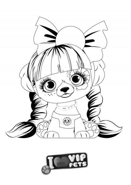 Разукрашки VIP Pets