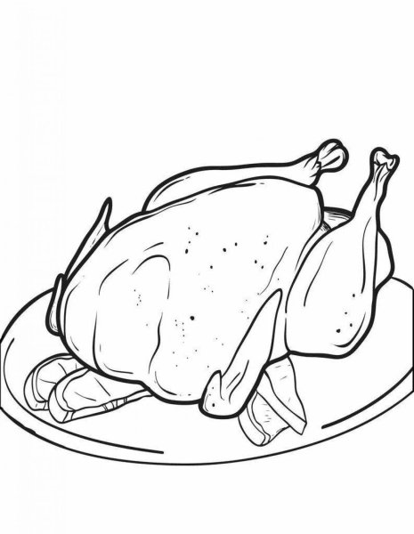 Мясо раскраска