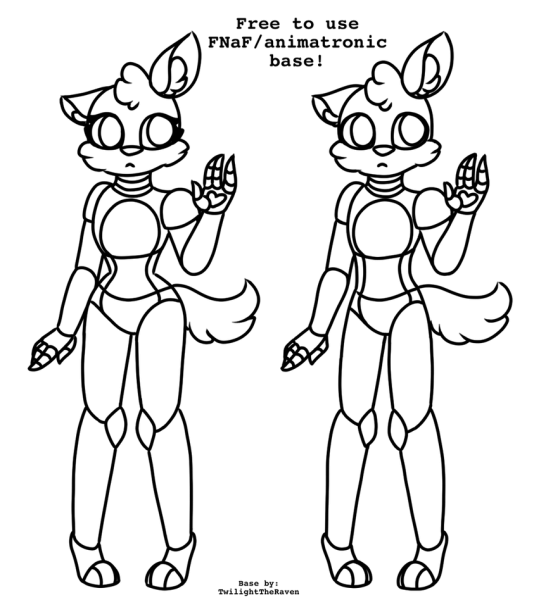 Раскраски аниматроник лиса (42 фото)