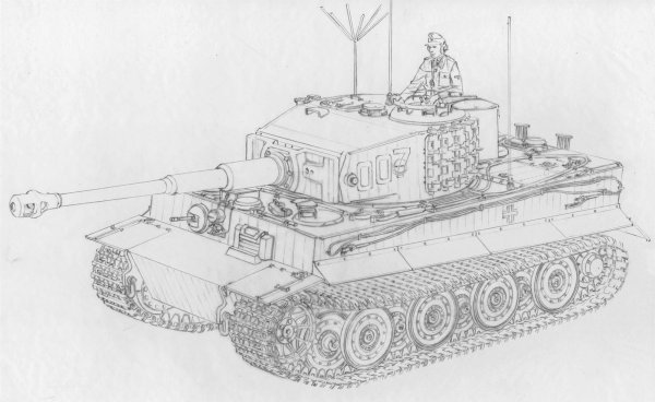 Тигр 1 рисунок