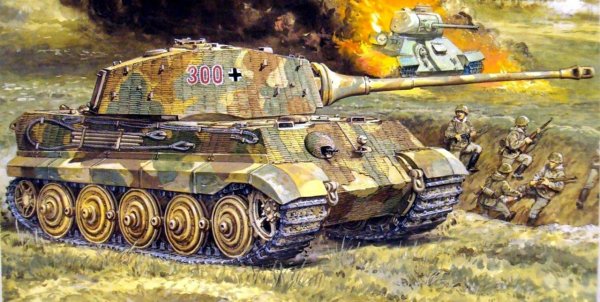 Королевский тигр бокс арт