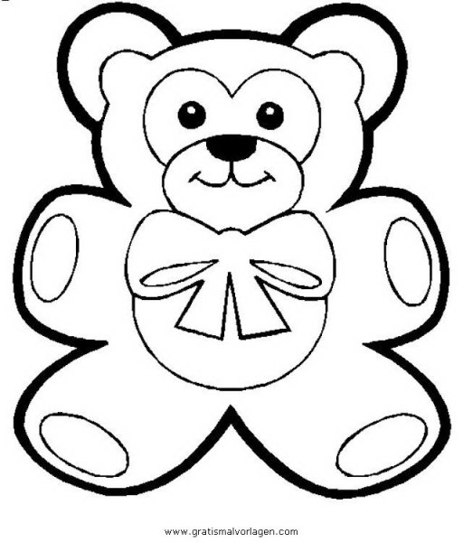 Новогодняя раскраска (мишка)