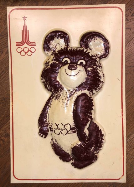 Олимпийский мишка 80 панно