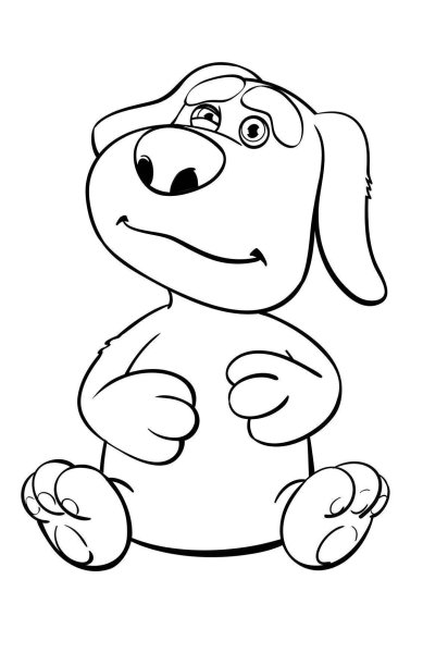 Раскраски бен собака (48 фото)