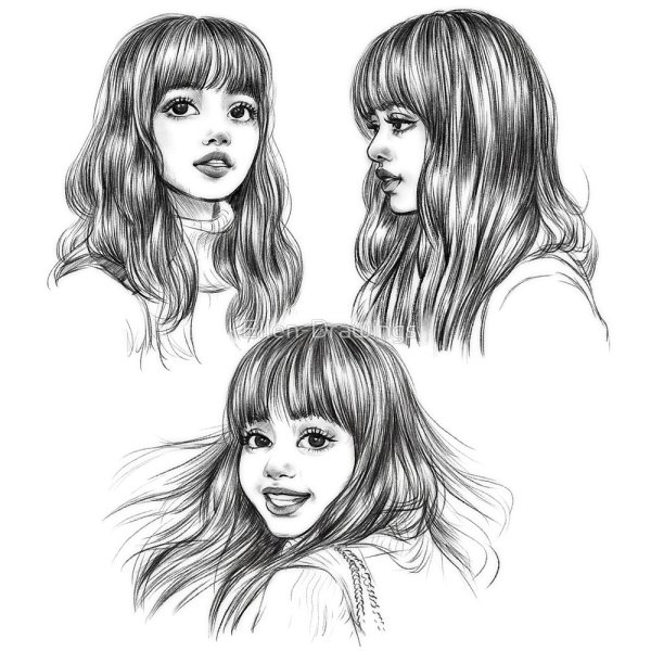 Рисунки BLACKPINK Lisa