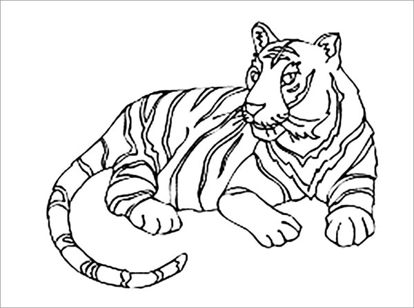 Рисунок тигра