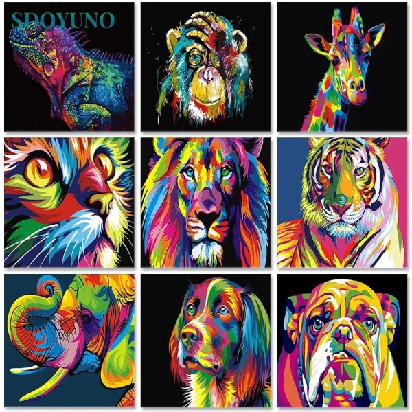 Colorful Lion Craft