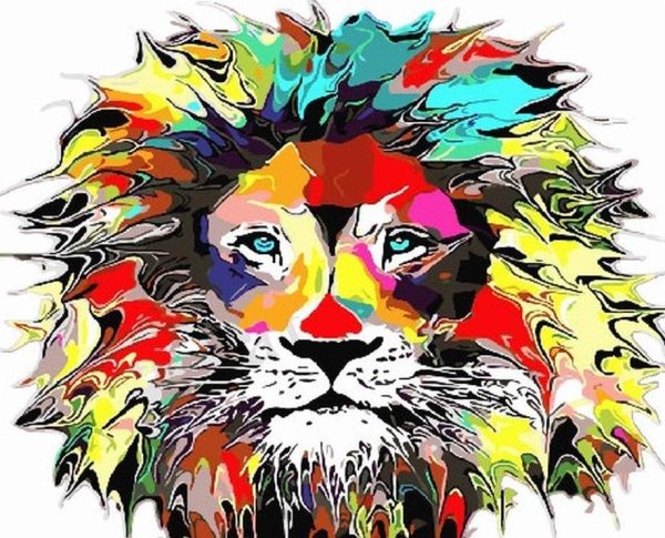 Paintboy картины по номерам Лев