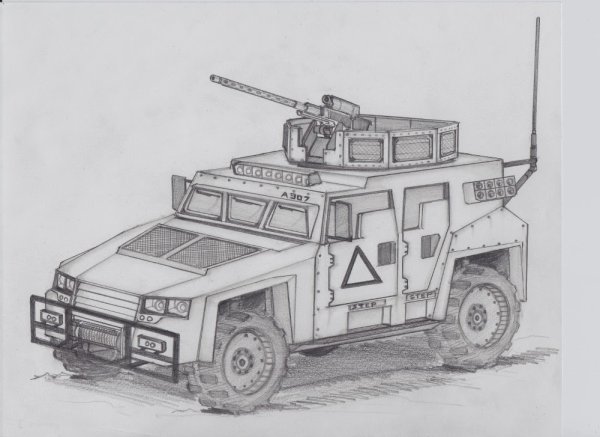 Военные машины для срисовки