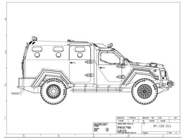 Lenco Bearcat чертеж