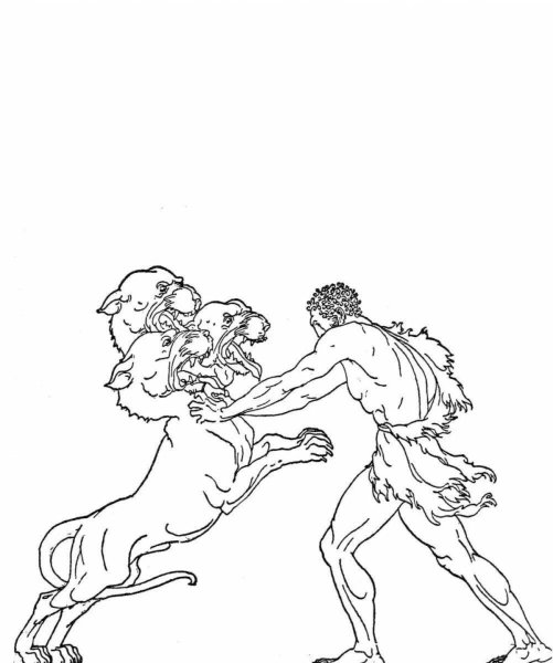 Подвиг Геракл нарисова
