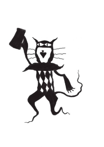 Кот из мультфильма голубой щенок