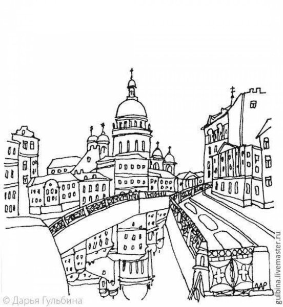 Санкт-Петербург рисунок