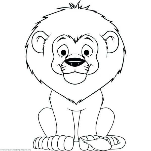 Раскраски грива льва (45 фото)