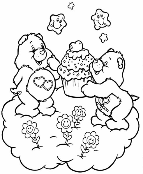 Care Bears раскраска