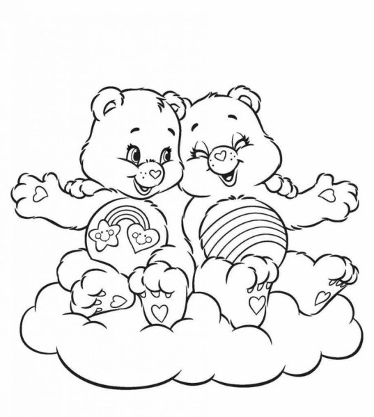 Care Bears раскраска