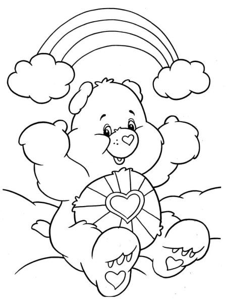 Care Bears раскраска