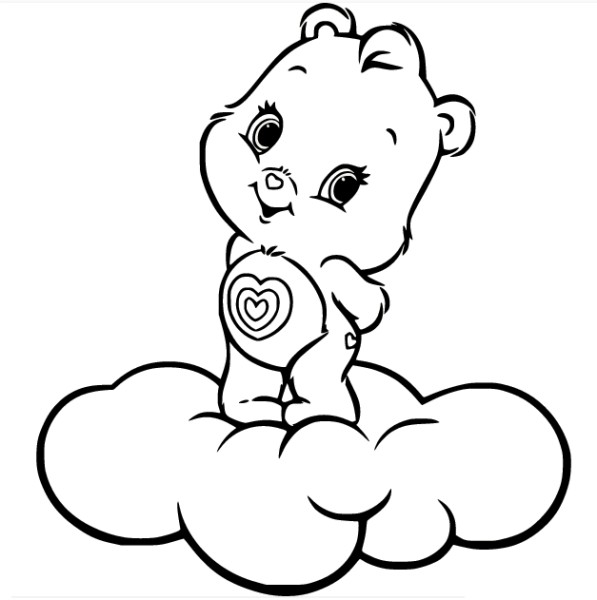 Заботливые мишки Care Bears раскраски