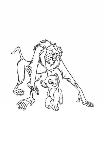 Король Лев Симба фан арт
