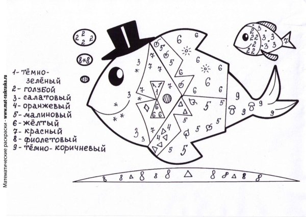 Математические рыбки