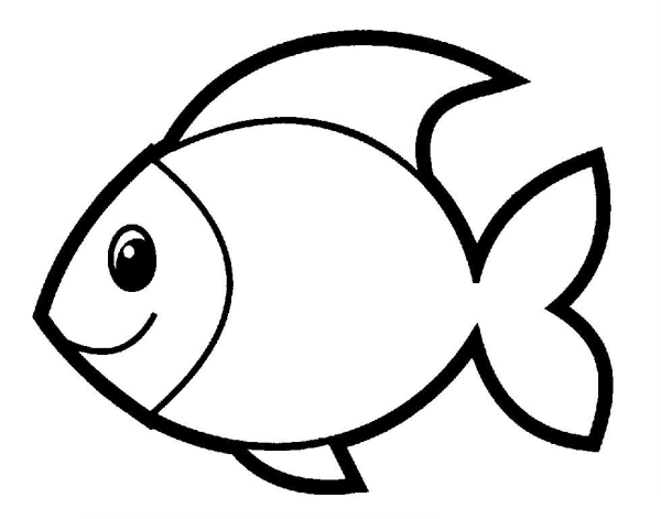 Раскраски рыбка на прозрачном фоне (48 фото)