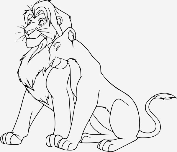 Раскраски киара из короля льва (36 фото)
