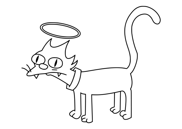 Кот из Симпсонов