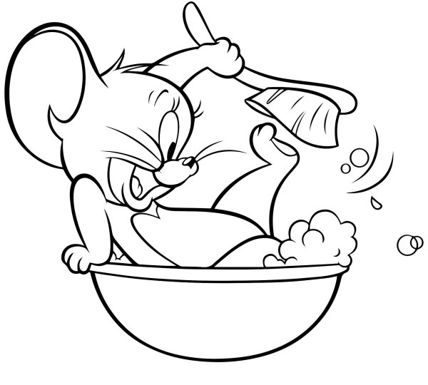 Tom and Jerry раскраска
