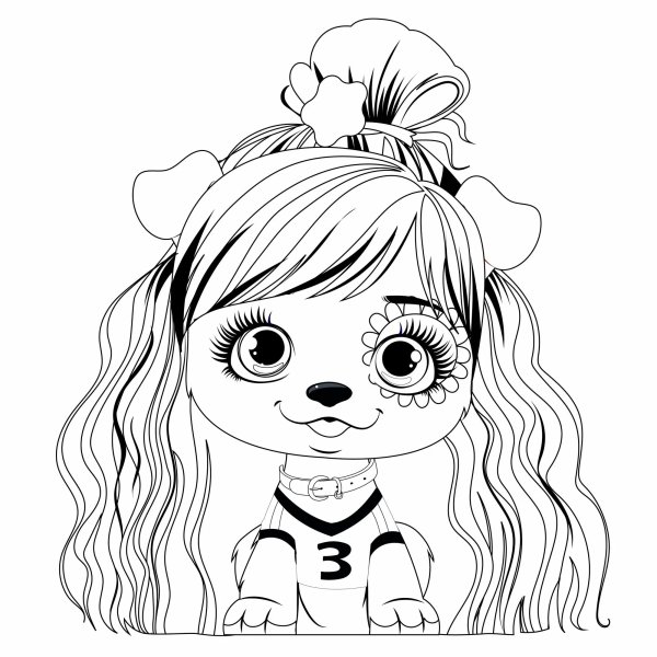 VIP Pets раскраска