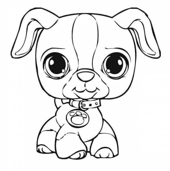 Раскраска Littlest Pet shop