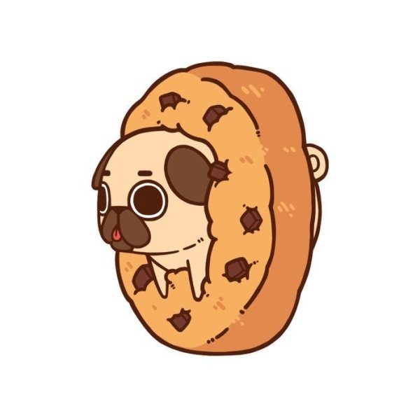Собака пончик