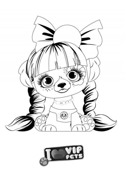 Разукрашки VIP Pets