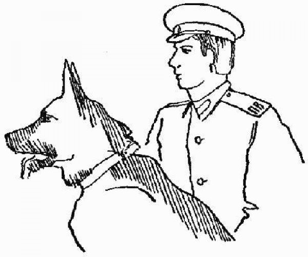 Пограничник раскраска для детей