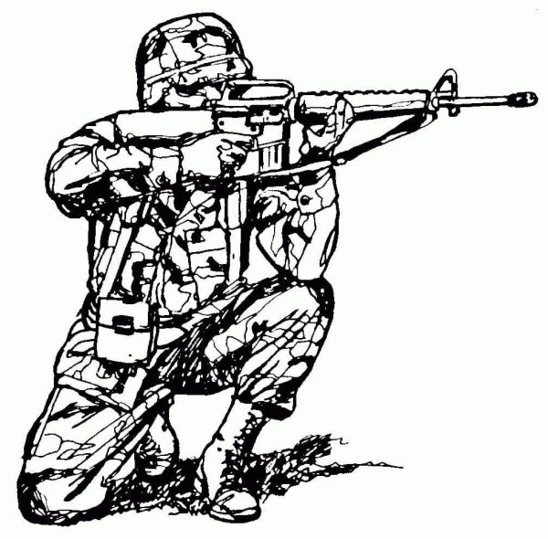 Раскраска: военные