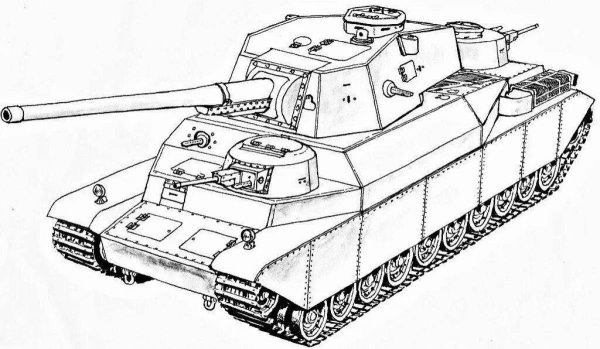 Раскраска танки World of Tanks т44