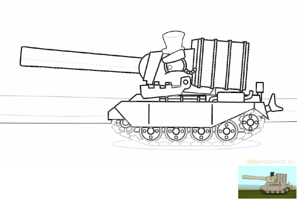 Раскраски танки РАНЗАР