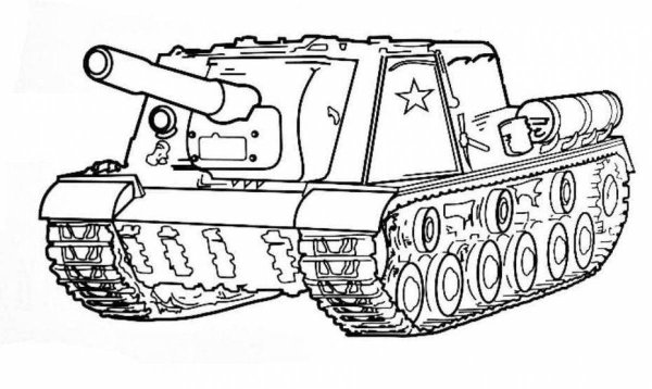 Раскраски танки кв 5