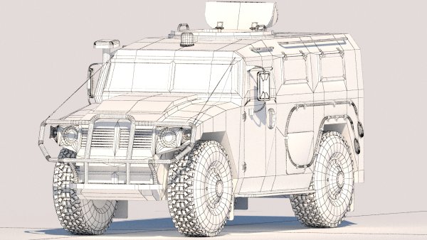 3d модель автомобиль тигр STP
