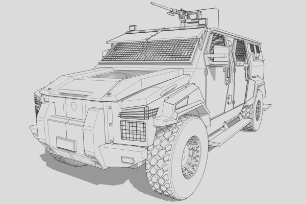 Раскраска военные машины