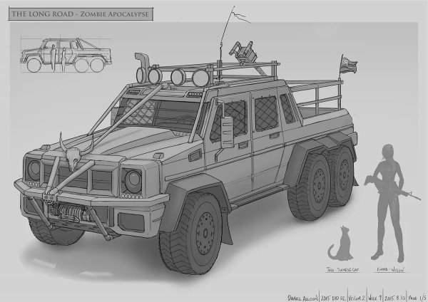 Раскраски машины для зомби апокалипсиса