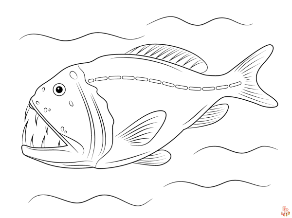 Морские рыбы раскраска