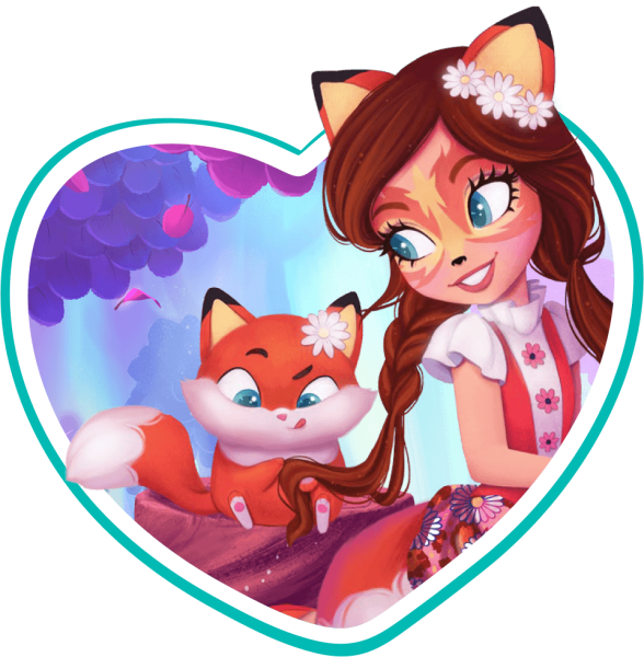 Enchantimals куклы раскраска