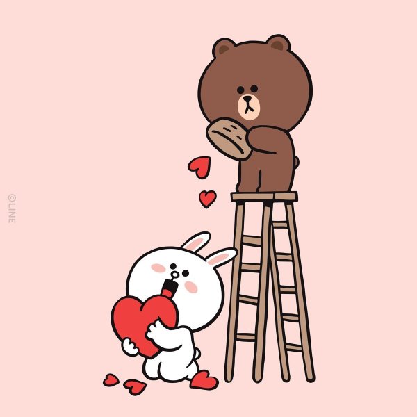 Медвежонок из line