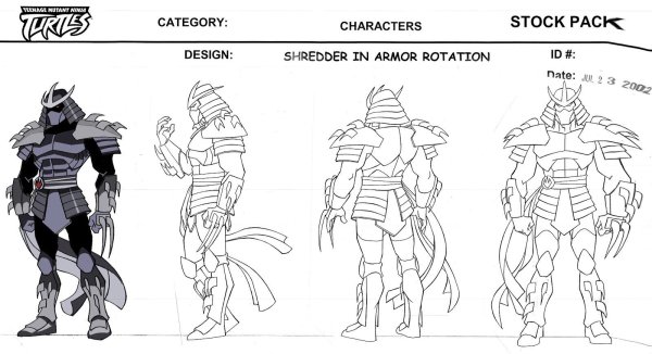 Раскраски Черепашки ниндзя 2003 шредер