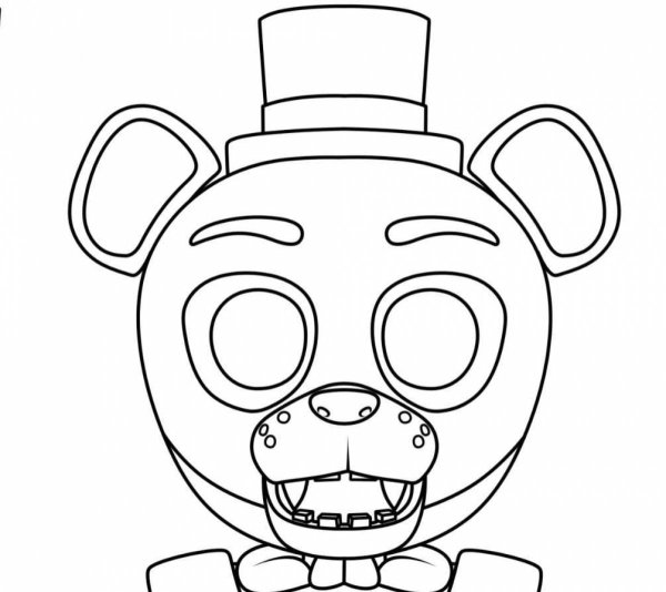 FNAF Security Breach раскраска