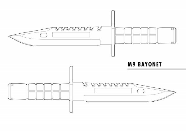 Нож м9 байонет из стандофф